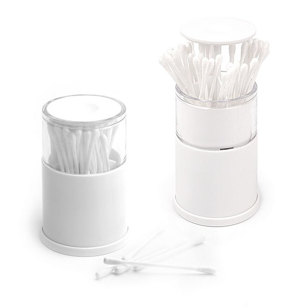 Balvi Balvi - Dispensador bastoncillos algodón Pop-Up ABS