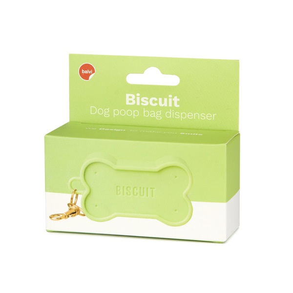 Balvi Dispensador Bolsas Perro Biscuit Verde-27726