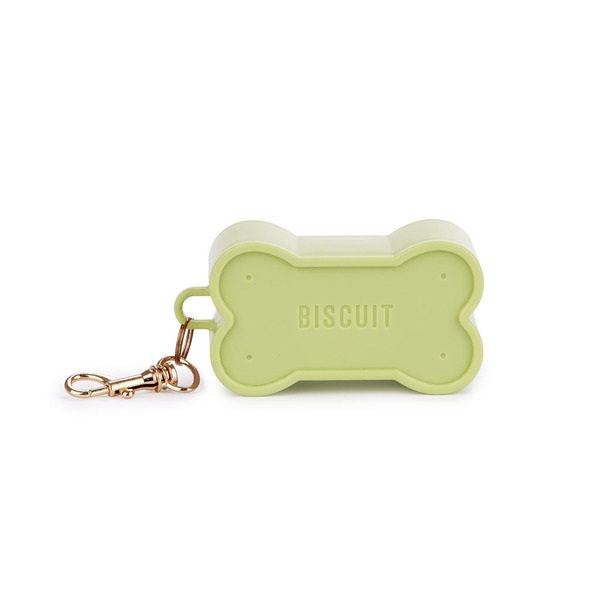 Balvi Dispensador bolsas perro Biscuit verde-27726