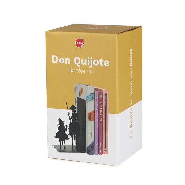 Balvi Balvi - Don Quijote Sujeta Libros De Metal. Inspirado En La Obra De Cervantes