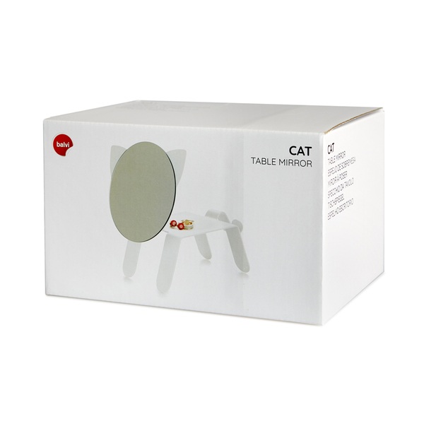 Balvi Espejo De Sobremesa Cat Blanco-27211
