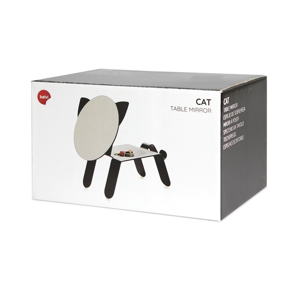 Balvi Espejo De Sobremesa Cat Negro-27210