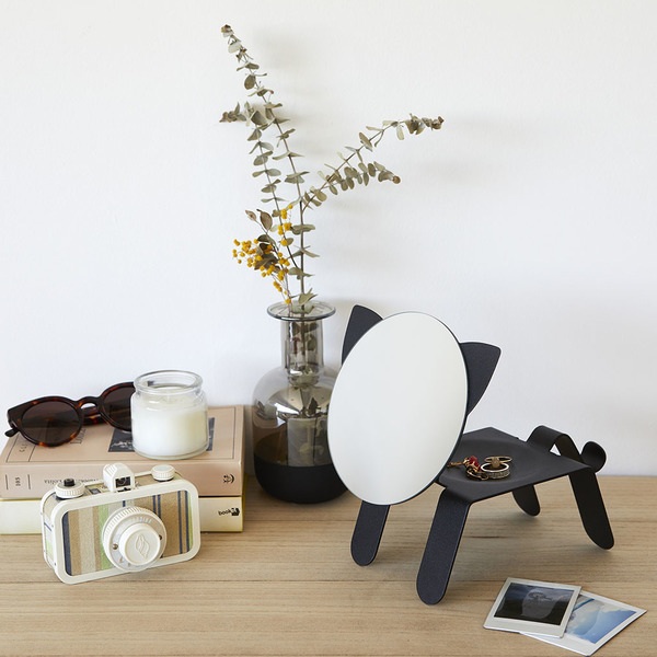 Balvi Espejo De Sobremesa Cat Negro-27210