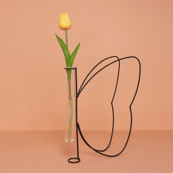 Balvi Florero Butterfly Silhouette Negro-27794