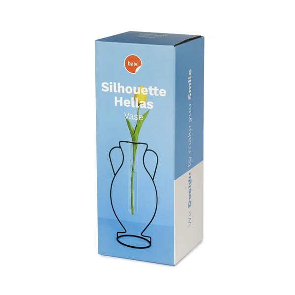 Balvi Florero Hellas Silhouette Negro-27795