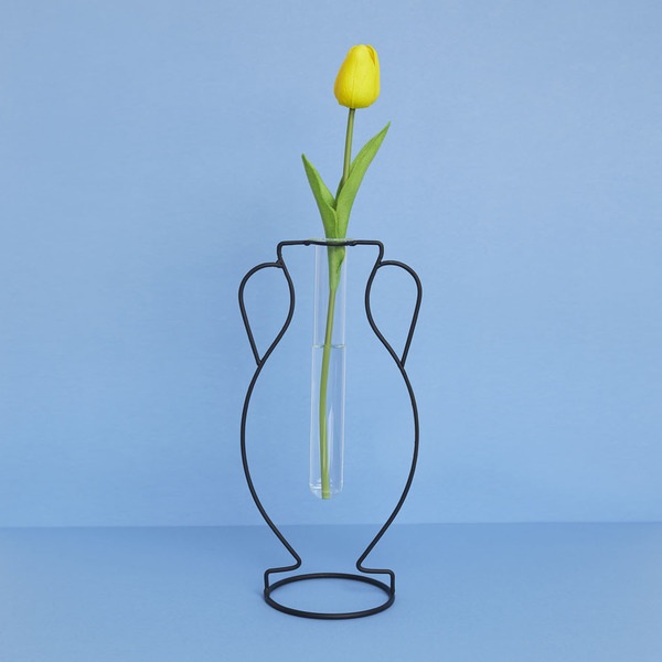 Balvi Florero Hellas Silhouette Negro-27795