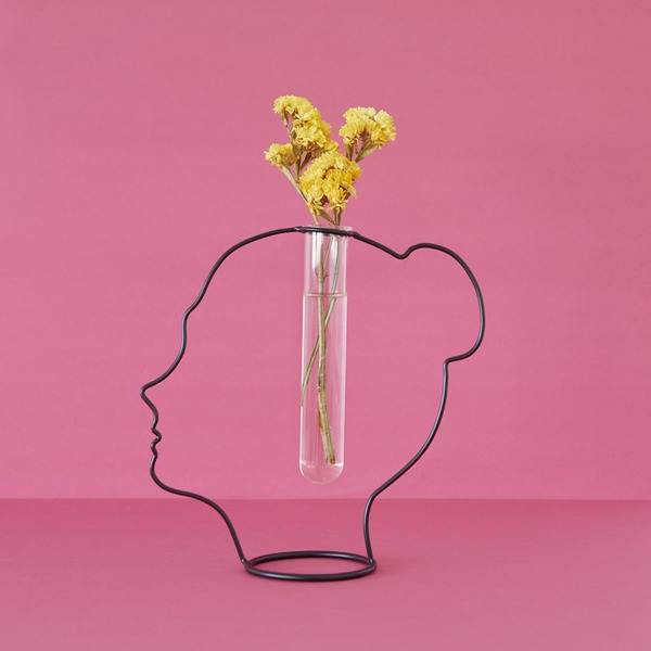 Balvi Florero Lady Silhouette Negro-27600