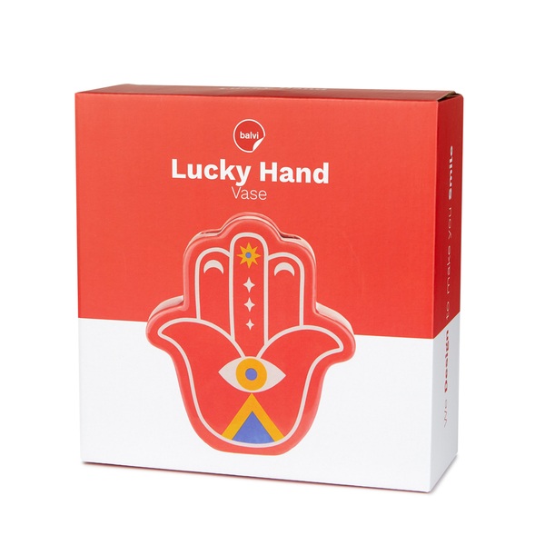 Balvi Florero Lucky Hand Rojo-27918