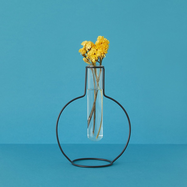 Balvi Florero Round Silhouette Negro-27322