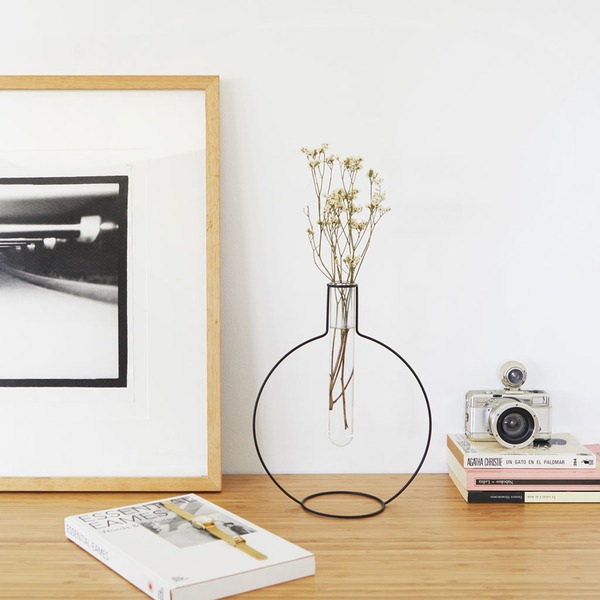 Balvi Florero Round Silhouette XL Negro-27456