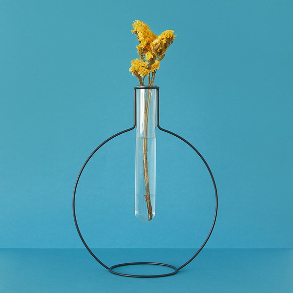 Balvi Florero Round Silhouette XL Negro-27456