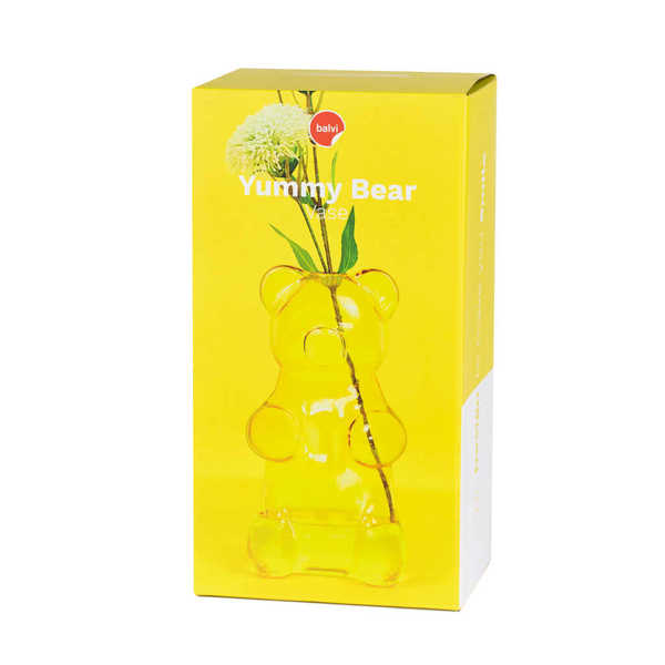 Balvi Florero Yummy Bear Amarillo-27966
