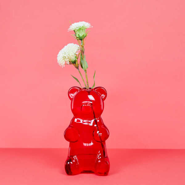 Balvi Florero Yummy Bear Rojo-27968