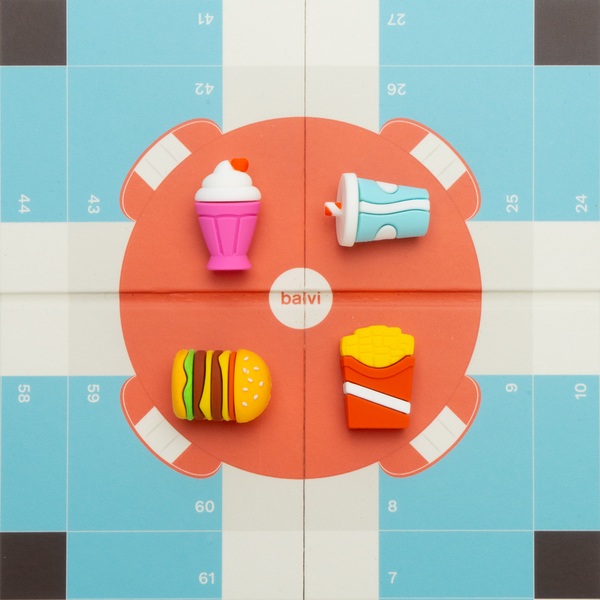 Balvi Juego De Mesa Ludo's Diner Cartón-27820