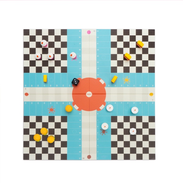 Balvi Juego De Mesa Ludo's Diner Cartón-27820