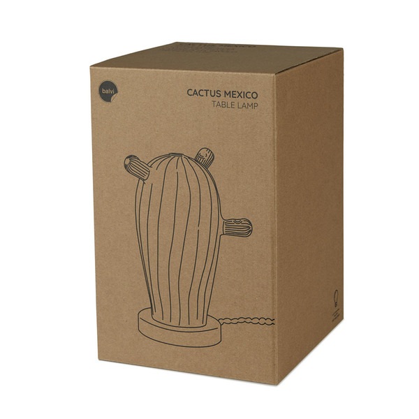 Balvi Lámpara De Mesa Cactus Mexico Verde-27228