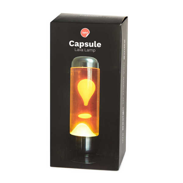 Balvi Lámpara Lava Capsule Naranja/amarillo-28011