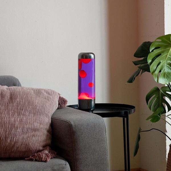 Balvi Lámpara Lava Capsule Púrpura/rojo-27757