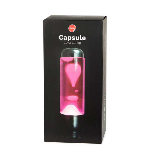 Balvi Lámpara Lava Capsule Rosa/blanco-28012