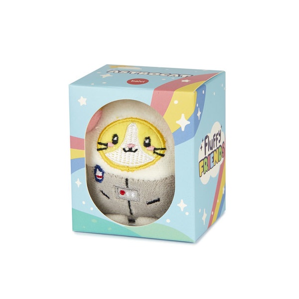 Balvi Llavero Fluffy Astrocat Blanco/gris-27784