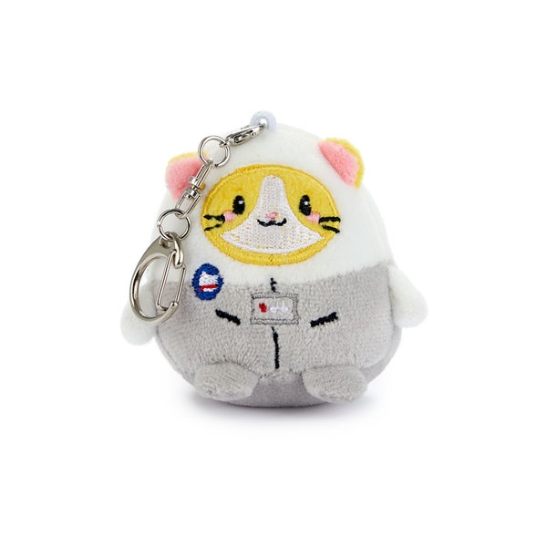 Balvi Llavero Fluffy Astrocat blanco/gris-27784