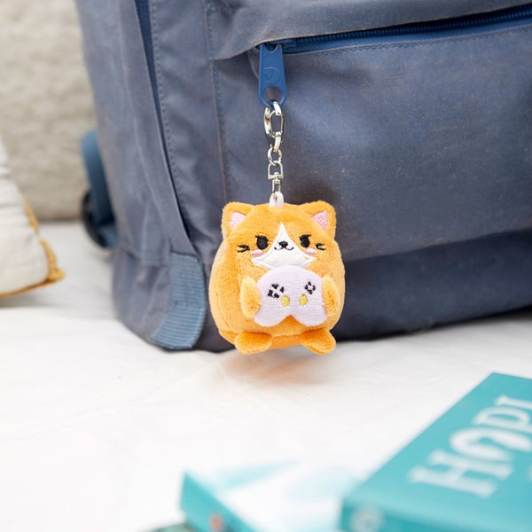 Balvi Llavero Fluffy Kawaii Gamer Naranja-27886