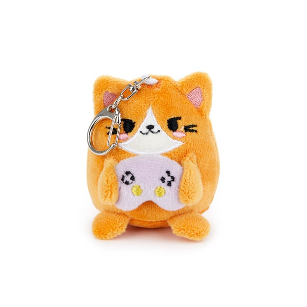 Balvi Llavero Fluffy Kawaii Gamer naranja-27886