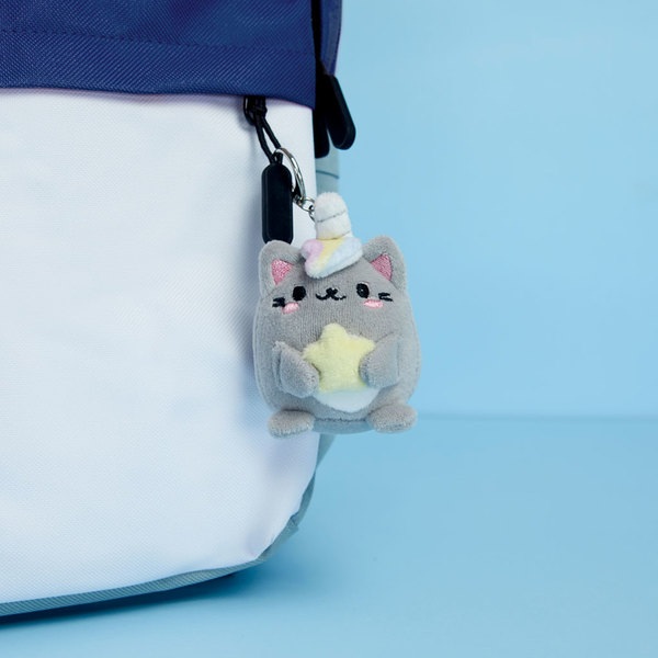 Balvi Llavero Fluffy Kawaii Starry Gris-27887