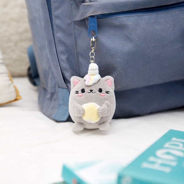 Balvi Llavero Fluffy Kawaii Starry Gris-27887