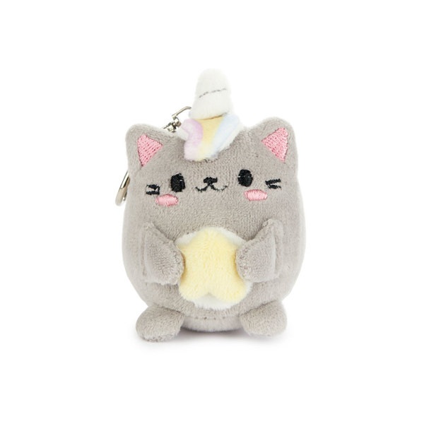 Balvi Llavero Fluffy Kawaii Starry gris-27887