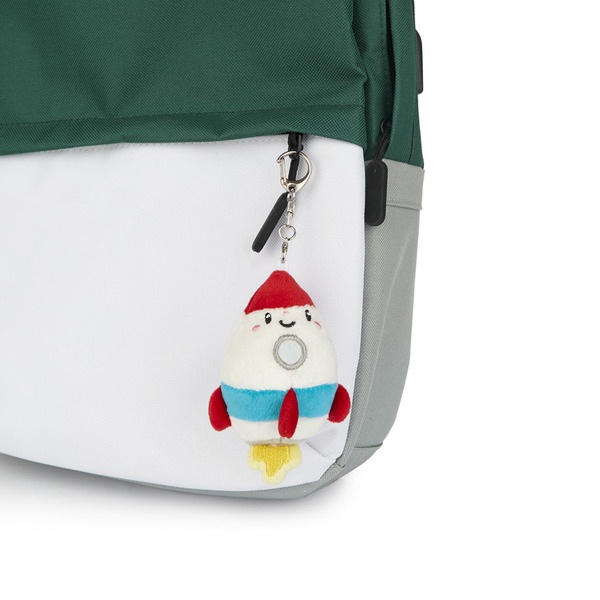 Balvi Llavero Fluffy Rocket Blanco/rojo-27787