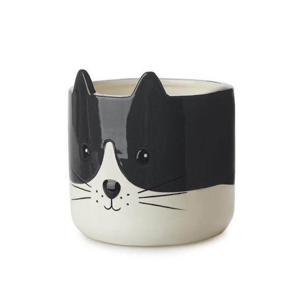 Balvi Maceta Kitty Negro/blanco-27681
