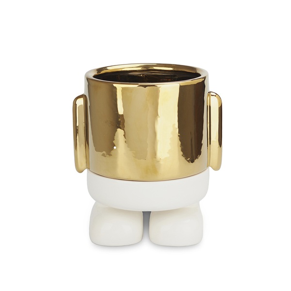 Balvi Maceta Mr.Standy Gold Edition Dorado-27687
