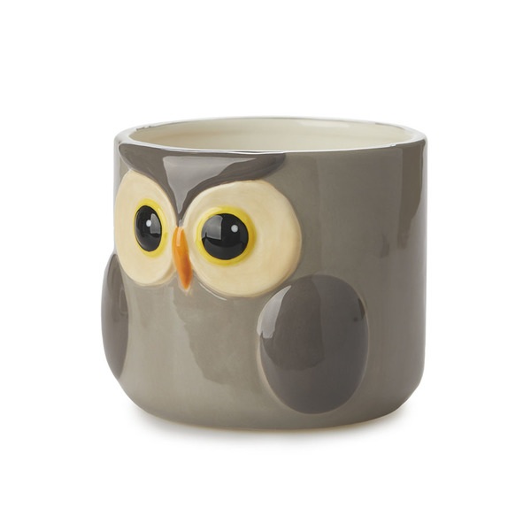 Balvi Maceta Owl Gris-27678