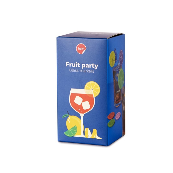 Balvi Balvi - Marca Copas Fruit Party X8 Colores Surt