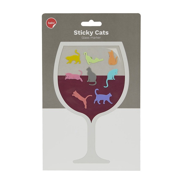 Balvi Marca Copas Sticky Cats X8-27577