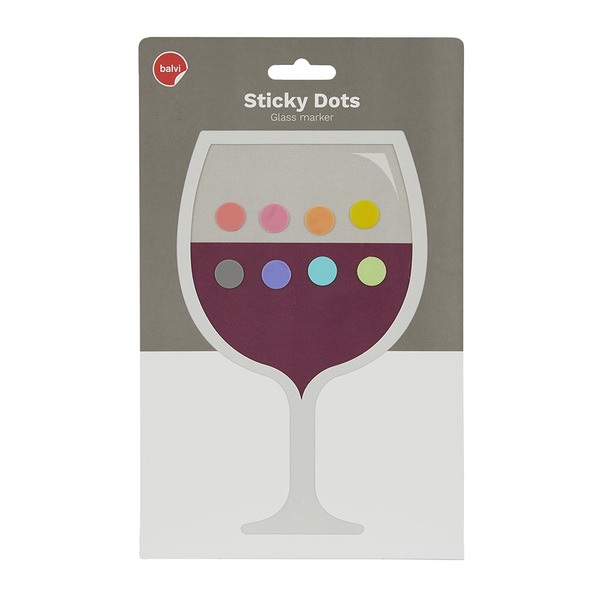 Balvi Marca Copas Sticky Dots X8-27575