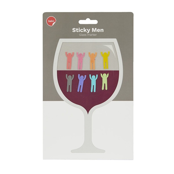 Balvi Marca Copas Sticky Men X8-27576