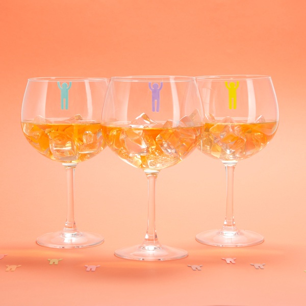 Balvi Marca Copas Sticky Men X8-27576