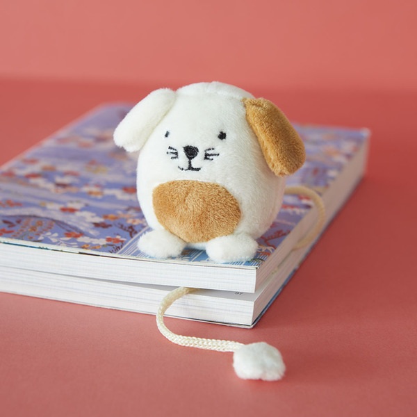 Balvi Marcapáginas Fluffy Woof Blanco-27628