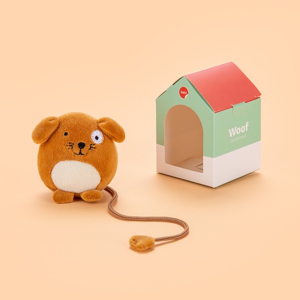 Balvi Marcapáginas Fluffy Woof Marrón-27629