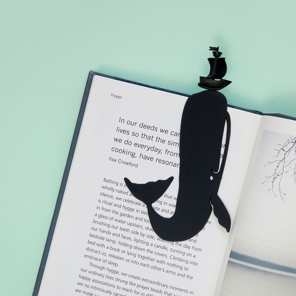 Balvi Marcapáginas Moby Dick Negro-27554