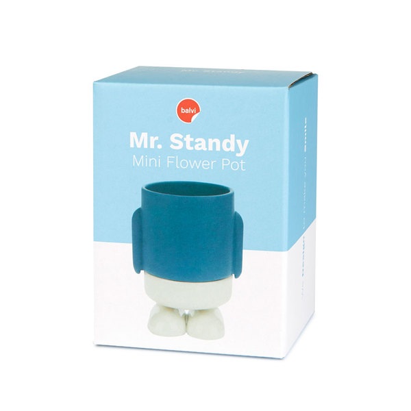 Balvi Mini Maceta Mr.Standy Azul-27834