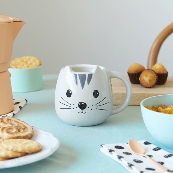 Balvi Mug Kitty Gris-27558