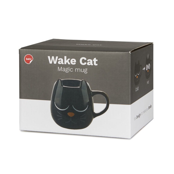Balvi Mug Wake Cat Negro-27590