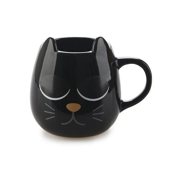 Balvi Mug Wake Cat negro-27590