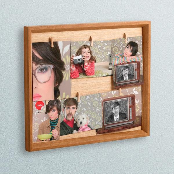 Balvi Balvi - Nebraska Marco De Fotos. Capacidad: 6 Fotos De Diversos Tamaños. Modelo De Pared. Color: Teka