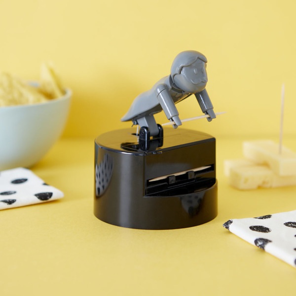 Balvi Balvi - Nestor Palillero. Dispensador Automático De Palillos. Con Forma De Mayordomo