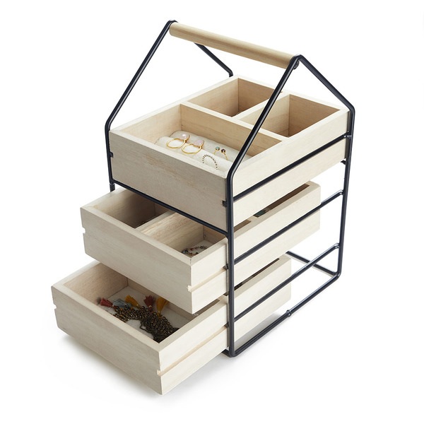 Balvi Organizador Joyas House Negro-27240