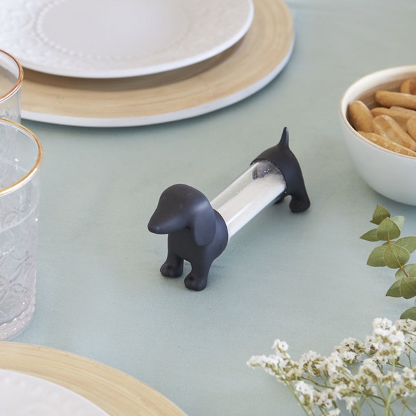 Balvi Balvi - Palillero Salero Y Pimentero Teckel Gris